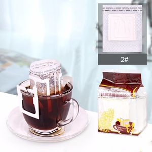 50 pçs/lote saco de filtro de café por gotejamento portátil pendurado estilo orelha filtros de café papel escritório em casa viagem preparar café e chá ferramentas bolsa de filtro de café por goteo