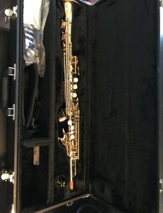 Jupiter sopran Saxofon 547 Modell Gold Lacquer B Flat Sax Utmärkt skick Gratis Frakt