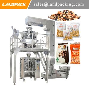 LANDPACK Vertikale Schlauchbeutelmaschine Automatische Verpackungsmaschine für Getreideschokoladenbohnen/Linsen/rote Kidneybohnen