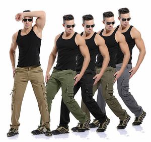 Casual Multi-pocket Pants Men's Casual Trousers Cargo Pants Sweat Pants Military Hiking Camping Outdoor Trousers