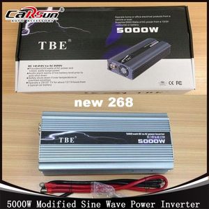 Freeshipping 5000 W 5000VA DEĞİŞTİRİLMİŞ SINE WAVE INVERTER (12 V 24 V DC 220VAC 230VAC 10000 W 10KW TEPE) ARABA DÖNÜŞTÜRÜCÜ