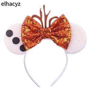 2020 Hot Glitter Mouse Ears Headband Women Easter Ear Sequin Bow Hair Band Girls Hair Accessories Headbands Mujer