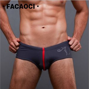 Machos de verão Nadada de troncos Homem Slim Fit Swimwear Creative Swim Suits Boxer Maillot de Bain Terno Banheira Atacado