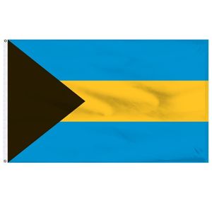3x5 ft bandeira de Bahamas de alta qualidade suspensão vôo Indoor Outdoor País da bandeira da nação Bandeira 90x150cm Dropshipping