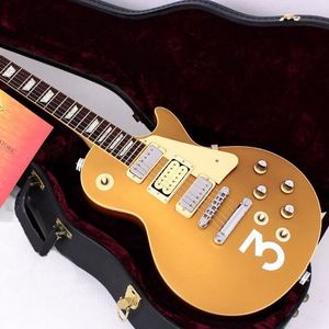 PeteTownshend #3 Deluxe Goldtop Gold Top Electric Guitar 3 Mini humbuckers Pickups Grover Tuners Chrome Hardware