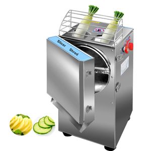 Gratis frakt Elektrisk Vegetabilisk Cutter Skärmaskin Potatis Skivmaskin Kål Chilli Lek Scallion Celery Scallion Slicer