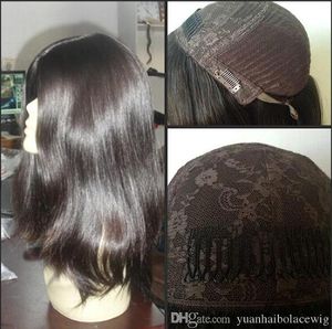 Koszerne Peruki 10a Klasa Czarna Kolor # 1B Najlepsze Mongolskie Dziewicze Human Hair Silky Proste 4x4 Jedwabna baza Żydowska Wig Express Dostawa