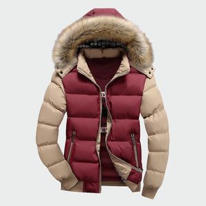 2019 Yeni Erkekler Paltolar Erkek Marka Giyim Kış erkek Kalın Mont Sıcak Erkek Ceketler Yastıklı Rahat Kapüşonlu Termal Parkas M-4XL