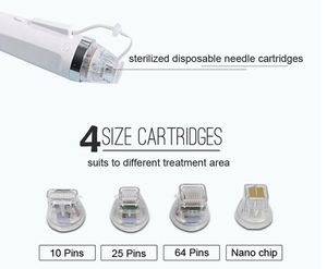 Micro Needle Cartridge 10/25/64/Nano Pins for Fractional RF Microneedle Machine Acne Stretch Marks Removal Skin Rejuvenation