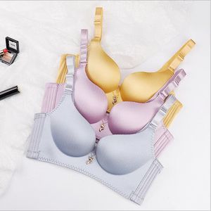 Bras Donne Bra Panties Push Up Bras Set Femmina Femmina Wireless Bra Seamless Lingerie Briefs Moda Sexy Knickers Summer Women's Underwear A4382