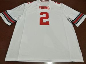 Custom Men Youth women Ohio State Buckeyes Chase Young #2 Football Jersey size s-4XL or custom any name or number jersey
