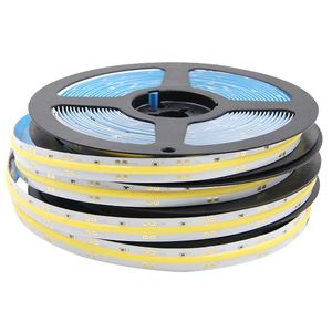 DC24V 5M للماء IP65 مرنة COB LED قطاع ضوء أبيض دافئ الباردة أبيض اللون جودة عالية مصباح الديكور الشريط الإنارة المنزلية