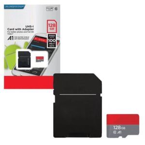 50 adet en son 128 GB 256 GB 64 GB 32 GB SD kart Adaptörü Ile Mikro TF kart hediye Blister Jenerik Perakende Paketi