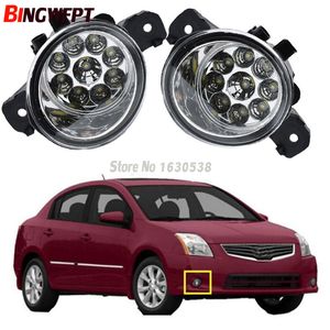 2 Sztuk Stylizacji Montaż Montaż LED LED Lampki przeciwmgielne H11 12V dla NISSAN SENTRA 2004-2012 Lampa halogenowa