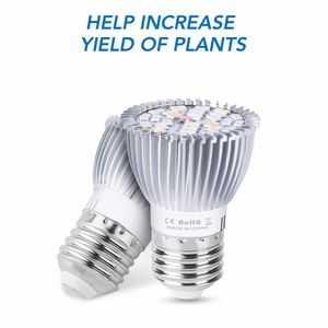 UV IR Fitolampyの温室効果のある電球は植物のためのe14 LED植物の光のフルスペクトルフィトの栽培ランプLED008を導きました