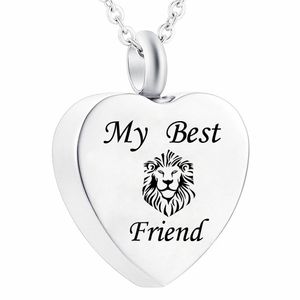 lion Pendant Cremation Urn Necklace for Ashes Urn heart Jewelry Memorial Pendant Keepsake Necklace Animal Pendant Jewelry