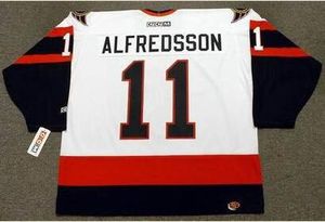 Men Youth women Vintage #11 DANIEL ALFREDSSON 2007 CCM Hockey Jersey Size S-5XL or custom any name number