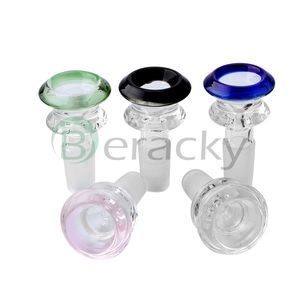 Nya 14 mm 18mm manliga diamantglasskål Färgglada glas Bong Bowl Heady Glass Bowl Piece Rökningstillbehör för vattenbongar Dab Oil Rigs