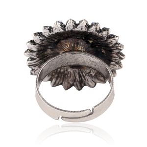 Wholesale- and American fashion jewelry fashion open ring pop sunflower ring