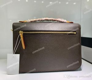 女性のメッセンジャーバッグオキシドレザーショルダーバッグ40780エンボスレザークロスボディ財布wハンドルストラップカバーデザイナーハンドバッグ高品質