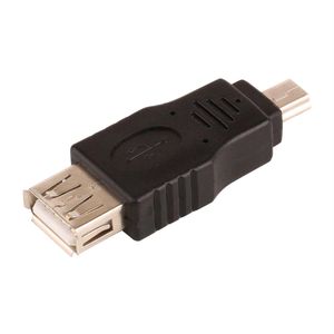 ZJT33 USB 2.0 En kvinnlig jack till mini USB B 5PIN MANA PLUG OTG Adapter Connector