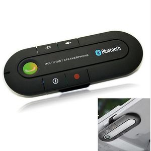 Bluetooth V4.1 Hands free Car Kit Speaker Music Player Car Kit Wireless Hands free speakers for Smartphone with retail box