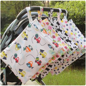 Baby Diaper Bag Waterproof Nappy Stacker Maternity Wet Dry Bags Mommy Storage Stroller Accessories Diaper Changing Kits CCA11833-A 60pcs