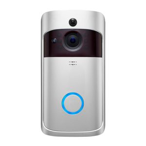 Smart 720p WiFi Video Doorbell Real-Time Security Camera Talk Night Vision PIR Motion Detect