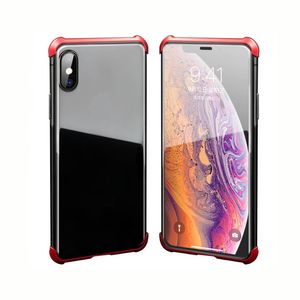 Wholesale glass phone cover for sale - Group buy 360 Luxury Frameless Cases For iPhone XS X Front Back Case Magnetic Tempered Glass Phone Cover iPhoneXS Max XR plus Plus