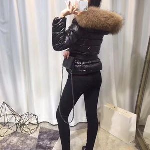 2019 Women Winter Jacket Ladies Real Raccoon Fur Collar Duck Down Inside Warm Coat Femme With All The Tag And Label 19