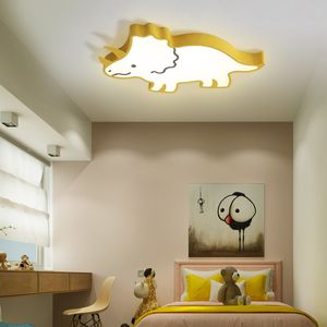Modern LED Ceiling Lights For Girl Boy Baby Bedroom Cartoon Dinosur Child Princess Baby Children's Room Ceiling Lamp Lighting