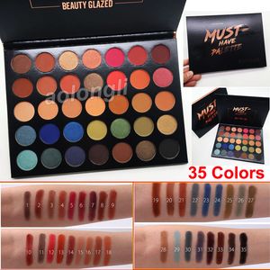 35 Colors Eye shadow Palette Beauty Glazed must have Palette Brand makeup eyeshadow beauty Matte Shimmer Nude Eye shadow DHL free shipping