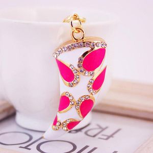 Fashion- Alloy Rhinestone Pendant Key Chains Musical Instrument Keychain Girl Jewelry Ornament Charm Key Ring Accessories Party Gift