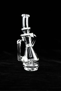 Glass hookah carta or peak two kind recycler transparent electric base drill tower smoking accessories factory direct price concessions