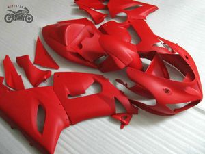 Kit carenature di alta qualità per Kawasaki 2005 2006 ZX6R Ninja ZX636 ZX 6R 05 06 ZX-6R rosso opaco kit carenatura moto carrozzeria