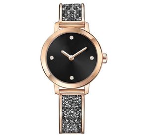 2020 Hot Item Woman Watch Full Diamonds Casual Designer Gold Wristwatch Fashion Luxury Lady Clock Zegarek Kwarcowy Relojes de Marca Mujer