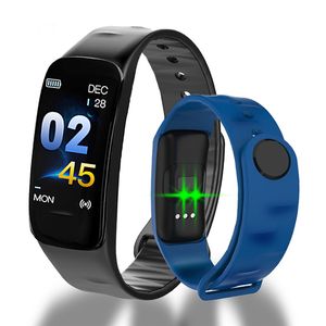 C1 Plus Färgskärm Smart Armband Blodtryck Smart Klocka Hjärtfrekvens Monitor Smart Watch Fitness Tracker Armbandsur för Android iPhone