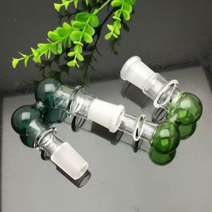 Färgad Mushroom Glass Converter Partihandel Bongs Oljebrännare Rör Rigar Rökning