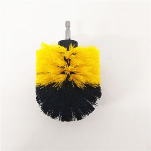Wholesale stiff scrubbing brush for sale - Group buy 3 inch Yellow Electric Drill Ball Brush Attachment Stiff Bristle For Car Tire Home Floor Toilet Cleaning Scrubbing Brushes