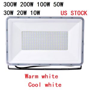 100W 200W 300W 50W 30W 20W 10W LED Taşkın Spot Işığı RGB SMD Taşkın Işığı Açık Ultra İnce Sıcak Beyaz ABD Stok