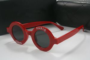 Wholesale-Luxury Round Sunglasses Womens Designer Coating Paris Print 2018 New Italy Ladies eyeglasses Come With Box