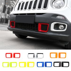 Cornice decorativa per l'aspirazione del paraurti anteriore per auto ABS 1.4T per Jeep Renegade 2016-2018 Accessori esterni auto