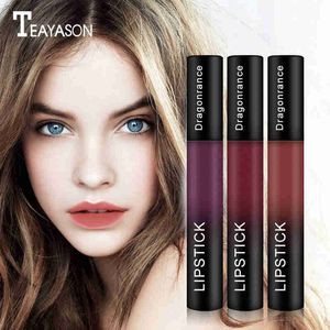 Teyason Lip Gloss. venda por atacado-DHL TEAYASON cores À Prova D Água Matte Lip Gloss Hidratante Líquido Suave Batom Longa Duração Batom Cosméticos Maquiagem