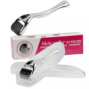 DRS 540 Derma Roller Edelstahl-Mikronadelroller – Mikrodermabrasionsroller für Gesicht und Körper, 0,25 mm Peeling-Nadeln