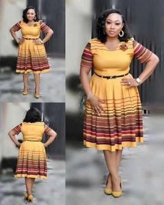 2019 neue sommer elegante mode stil afrikanische frauen plus größe kleid XL-4XL