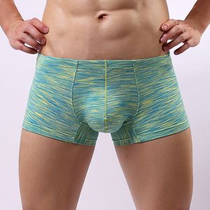 Superkvalitetsstorlek M-2XL Mäns underkläder Boxerbyxor Lös andningsbar Boxer Låg midja Ungdom U Convex Boxer Briefs