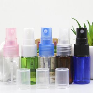 10ml şeffaf plastik parfüm doldurulabilir sprey şişesi sis atomizer ile boş kozmetik kap lx1349