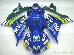 Fairings de moldagem por injeção de 100% para Honda CBR1000RR 2006 2007 Kit de presentimento verde azul CBR 1000 RR 06 07 FD24