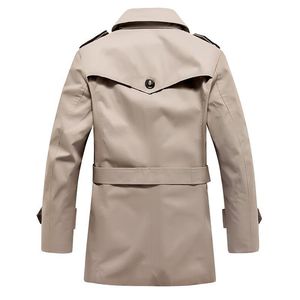 Hurtownia Męska płaszcz Męski 2016 Moda męska Slim Cienka sekcja Single Breasted Trench Coat Koreańscy Mężczyźni w długiej sekcji Trenc