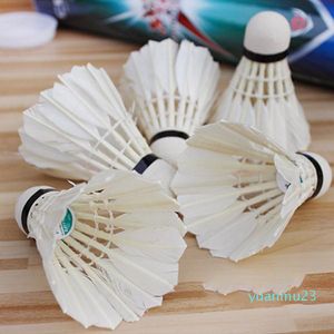 Wholesale-10 Outdoor Sport Shuttlecock A+60extra Feather Flying Stability Durable Birdies Competition Resistance Training Badminton